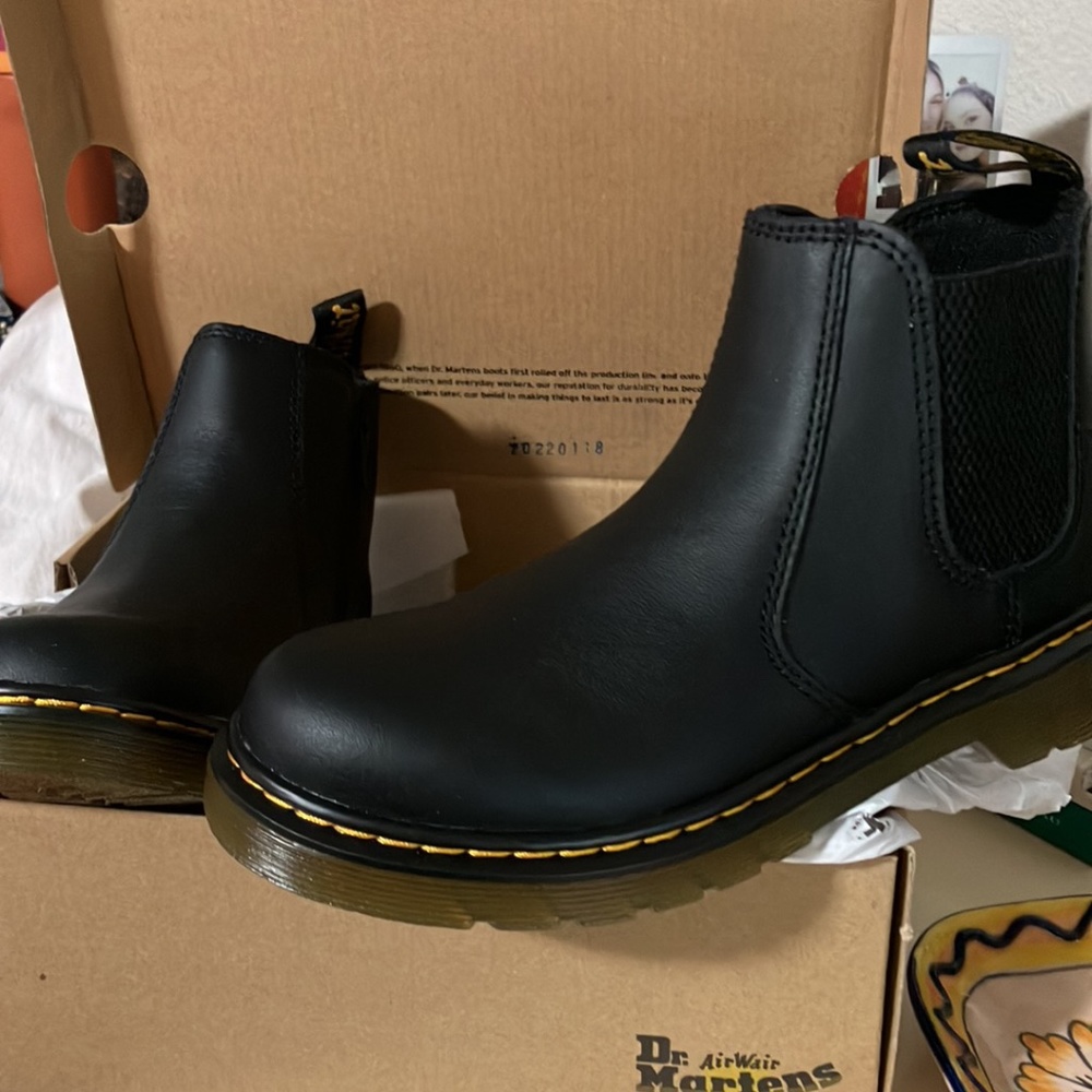 Brand New Big Kids Size 4 Dr Marten Boots